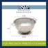 RSVP International Endurance Kitchen Collection Colander Strainer, 3 Quart, Pierced Stainless Steel...