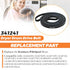 341241 Dryer Drum Drive Belt by Beaquicy - Replacement for Ken-More Whirlpool Dryer - Replaces 8066065 AP2946843 W10127457 PS346995