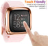 Tobfit 2 Pack for Fitbit Versa 2 Screen Protector Case, Soft Plated TPU Full Around Sensitive Touch Protective Cover for Fitbit Versa 2 Smartwatch...