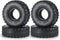 MOHERO 4PCS 1.0" Mud Grappler Rubber Tyre 1.0 Wheel Tires 62 * 22MM for Axial SCX24 90081 AXI00001 002 004 005 006 RC Crawler Car (A Style)...