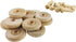 Wood Wheels - 100 Pack with Free Axle Pegs - Made in USA (.75" Diameter)...