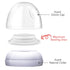 Maymom Brand Bottle Parts Compatible with Philips Avent Natural, Avent PP or Glass Bottles (Sealing Disc)...