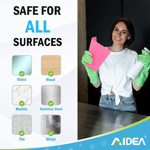 AIDEA Swedish Dishcloths for Kitchen-20PK, Reusable Paper Towels, Kitchen Washcloths Dish Rags, Eco-Friendly No Odor Reusable Cleaning Cloths for ...