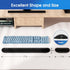 KTRIO Upgrade Memory Foam Keyboard Wrist Rest Set - Massage Holes Design Wrist Rest for Computer Keyboard - Ergonomic Keyboard Wrist Pad for Compu...