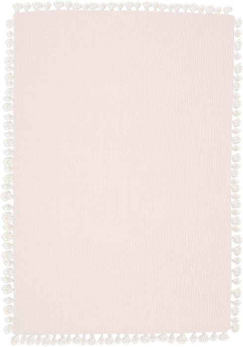 Crane Baby Muslin Swaddle Blanket, Soft Cotton Lightweight Nursery and Stroller Blanket for Baby Boys & Girls, Desert Brown, 30" x 40"...