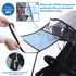 Stroller Rain Cover and Baby Stroller Mosquito Net(2-Piece Set),Universal Stroller Accessory,Waterproof, Windproof Protection,Protect from Dust Sn...