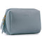 Narwey Small Vegan Leather Makeup Bag for Purse Travel Makeup Pouch Mini Cosmetic Bag for Women (Small, Greyish Blue)...