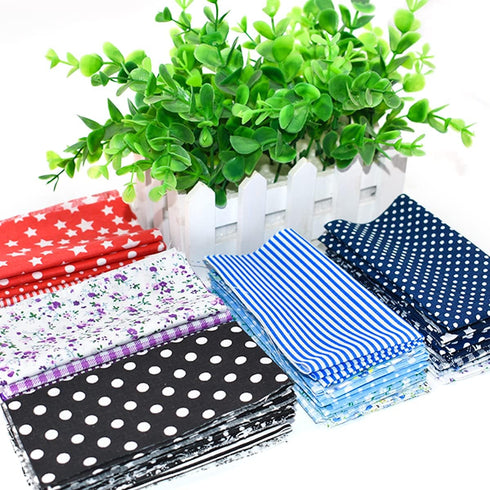 56Pcs 10"x10" Quilting Cotton Fabric Squares Sheets Pre-Cut Multi-Color No Repeat Design Printed Floral Craft Fabric for DIY Sewing Scrapbooking Q...