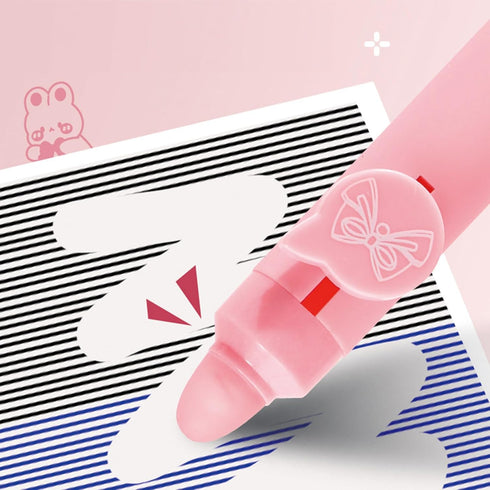 4 Pcs Erasable Gel Ink Pens Retractable Pens Cute Pink Pens 0.5mm Black Ink Writing Pen Office School Pens Women Girls Pens (Black Ink-Pink)...