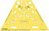 Traceease Electrical Drafting Isometric Piping Template Drawing Stencil,Designing Template Measuring Ruler...