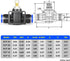 TAILONZ PNEUMATIC Air Flow Control Valve with Push-to-Connect Fitting, in-Line Speed Controller Union Straight - 6MM Tube OD x 6MM Tube OD SCF-6 ?...