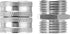 M MINGLE Garden Hose Adapter, Male to Male, Female to Female, 3/4 Inch Stainless Steel Connector, 4-Pack with Extra 4 Washers...