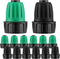 12 Pcs 1/2 Inch Garden Hose Adapter 3/4" to 1/2" Drip Irrigation Tubing Faucet Adapter Drip Irrigation Parts Faucet to Hose Adapter for Garden 3/4...