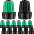 12 Pcs 1/2 Inch Garden Hose Adapter 3/4" to 1/2" Drip Irrigation Tubing Faucet Adapter Drip Irrigation Parts Faucet to Hose Adapter for Garden 3/4...