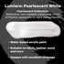 Jacquard Lumiere 2.25oz Fabric Paint Pearlescent White - Metallic Paint for Fabric, Leather, Canvas, Paper and Wood - Light-bodied Metallic Acryli...