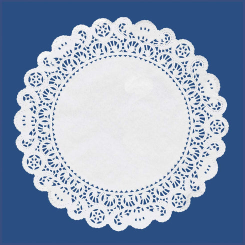 Hygloss Round Paper Doilies - 100 Pcs. 10-Inch - Decorative White Lace Doilies - Disposable and Food Grade Safe...