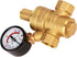 DN15 Brass Adjustable Water Pressure Regulator Reducer with Gauge Meter Combo for RV RV Plumbing and Hoses from High Pressure City Water...