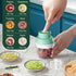 Electric Garlic Chopper 250ML, Mini Vegetable Chopper 2 in 1 Food Chopper Garlic Mincer with Egg Beater, Onion Chopper, USB Portable Small Food Pr...