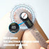 GemRed 12" Digital Goniometer 360 Degree Physical Therapy Plastic Protractor for Joint Range of Motion ROM Measurement...