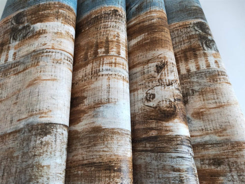 DWIND D1089 Vinyl Vintage Removable Wallpaper Peel and Stick Wood 17.7" X 118" Textured Wallpaper Self Adhesive for Cabinets Furniture Kitchen Cou...