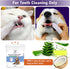 HavenJanny 50pcs Pet Teeth Cleaning Wipes for Dogs and Cats, Dog Dental Wipes for Reducing Plaque and Freshening Breath, Disposable Gentle Cleanin...