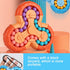 Magic Bean Rotating Brain Teaser Finger Puzzle Toy,Boys Girls Handheld Spinner Stress Anxiety Relief Ball Game Sensory Toys,Gift for Kids Ages 3Ab...
