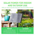 39 FT Solar Drip Irrigation Kit System, Garden Watering System?3W 3000mAh Larger Capacity?Auto Easy DIY Watering Device, Automatic Outdoor/Indoor ...