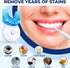 Premium Teeth Whitening Gel Kit 5 LED Laser Light System Safe for Sensitive Teeth, Soft Duplex Silicone Mouth Guard Free Teeth Shade Guide...