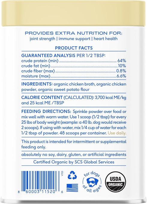 Native Pet Bone Broth for Dogs and Cats – Dog Bone Broth Powder for Dog Food Topper for Picky Eaters – Cat and Dog Broth - Dog Gravy Topper for Dr...