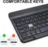 Ultra-Slim Bluetooth Keyboard Compatible with iPad, iPad Air, iPad Pro, iPad Mini, Wireless Keyboard Compatible with Tablet, Apple iPhone, MAC, La...