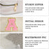 Initial Travel Makeup Bag Pouch, Clear Toiletry Bag for Women Travel Accessories Cosmetic Bag Skin Care for Teen Make Up Bags Birthday Gifts for W...