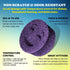 Scrub Moji Scrubbing Sponge (Set of 3) - (Purple) - Scrub Sponge Made with Temperature-Responsive Polymer Foam - Stain and Odor-Resistant Kitchen ...