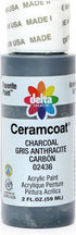 Delta Creative Ceramcoat Acrylic Paint in Assorted Colors (2 oz), 2436, Charcoal...