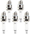 5pcs Spark Plug Z4C for 49cc 50cc 66cc 70cc 80cc 2-Stroke Engine Motorized Bicycle Moped Scooter Yamaha JOG50 90 ZX50 DIO50 Suzuki AG100 QJ50 DX10...