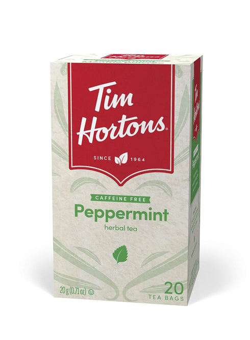 Tim Hortons Peppermint Tea Bags, 20 count, 40g | 1.4oz {Imported from Canada}...