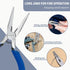 Mini Needle Nose Pliers 5"-5 Pack KAIHAOWIN Small Long Nose Pliers with Wire Cutters, Spring Loaded Thin Needle Nose Pliers, Precision Pliers Set ...