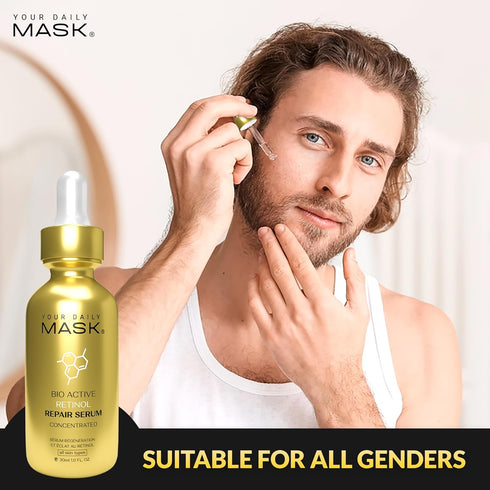 Retinol Serum for Face – Gentle Anti-Aging Serum with Retinol, Hyaluronic Acid, and Vitamin E for A More Youthful Feel – Skin Care Made to Improve...
