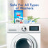 Washing Machine Cleaner and Deodorizer Tablets 24 pack, Washer Cleaner for High-Efficiency He Washers Top Load, Deep Cleaning supply for laundry w...