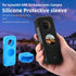 Protection Accessories for Insta360 One X2, Action Camera Rubber Sleeve with Silicone Lens Cover Kit (Black), 11.8cm x 5.8cm x 4.2cm......