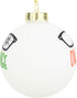 Tree Buddees Oh Fudge Funny Glass Christmas Ornament...