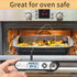Digital Meat Food Thermometer - 2~3S Instant Read Cooking Thermometer, Backlight, Built-in Magnet, Calibration, Foldable Probe for Kitchen Deep Fr...