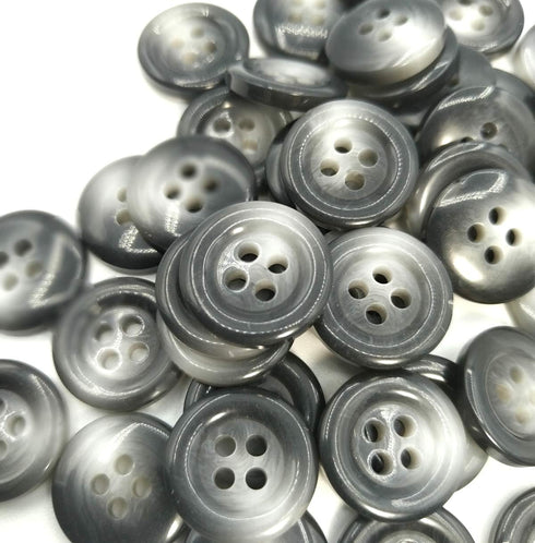 Ecru, Brown and Grey Watercolour Buttons - Horn Buttons for Shirts, Jackets, Americans and Coats - Sewing Accessory - Made and Shipped from Spain ...