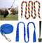 Dog Bungee Tug Toy Hanging Dog Rope Toy Indoor Outdoor Pull Interactive Toys with 1 DIY Chew Rope for Small Medium to Large Dogs...