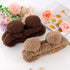 Ondder 2 Pcs Bear Ears Skincare Headbands Cure Makeup Headband Coffee Spa Headband for Washing Face Brown Face Wash Elastic Facial Headband Head B...