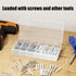 clear visible plastic storage box cosmetic tools storage box makeup tools fishing tackle accessory box organizer jewelry screws hardware accessori...