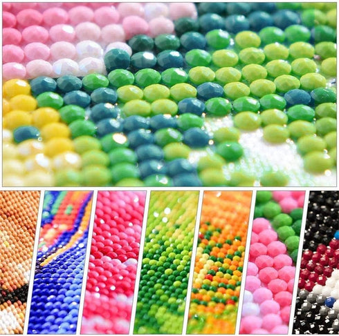 DIY 5D Diamond Painting by Number Kits?Crystal Rhinestone Diamond Embroidery Paintings for Adults and Beginner Diamond Arts Craft Home Decor Love ...
