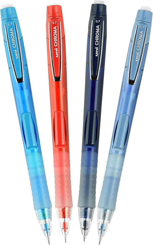 uni-ball CHROMA Mechanical Pencil Starter Kit, 0.7mm, HB #2, Assorted Barrels, 2 Count...