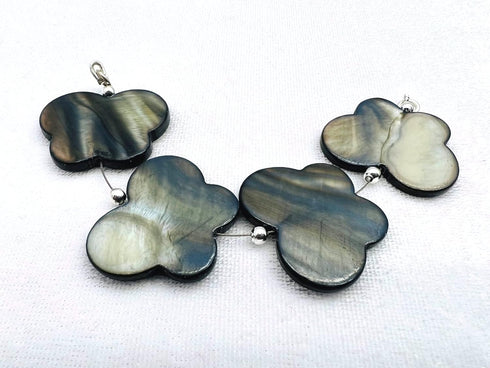 1 Strand Mother of Pearl 4 Pcs Beads Size 26x21mm Butterfly Shape Cut Smooth Beads for Jewellery Making, Beading & Craft Supplies KCRAFTS-RK_k65...