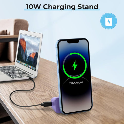 Magnetic Smartphone Camera Snap Grip- Smartphone Handle Photo Holder 10W Qi Wireless Charging Stand Phone Hand Grip with Bluetooth Wireless Remote...