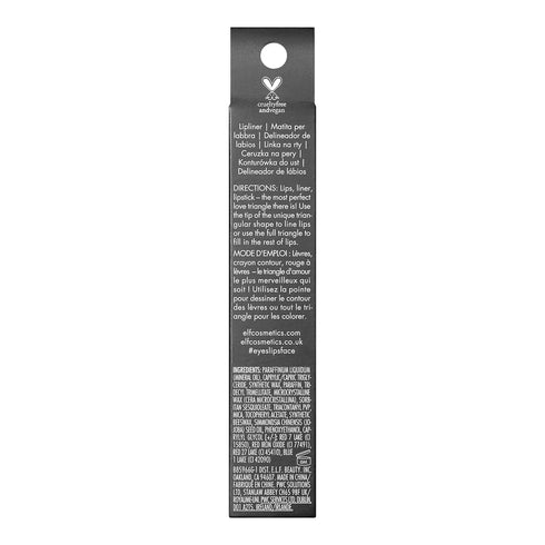 e.l.f. Love Triangle Lip Filler Liner, 2-in-1 Lip Liner Pencil For Sculpting & Filling, Long-Lasting Intense Color, Soft Pink...